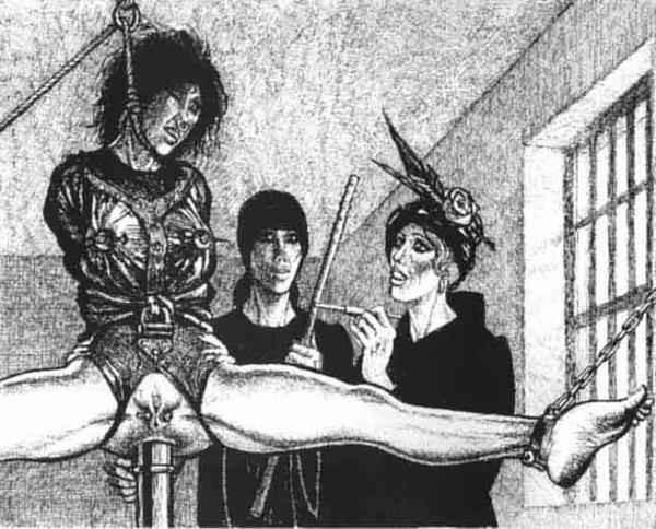 15P Pichards evil female dungeon bondage horror art and drawings