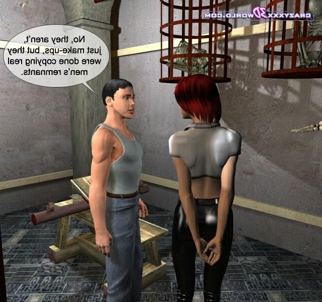 15P Horny couple sucking  fucking in the torture room