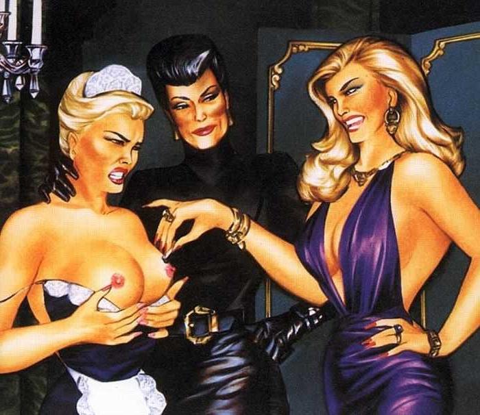 15P evil horror female bondage drawing and fetish artworks