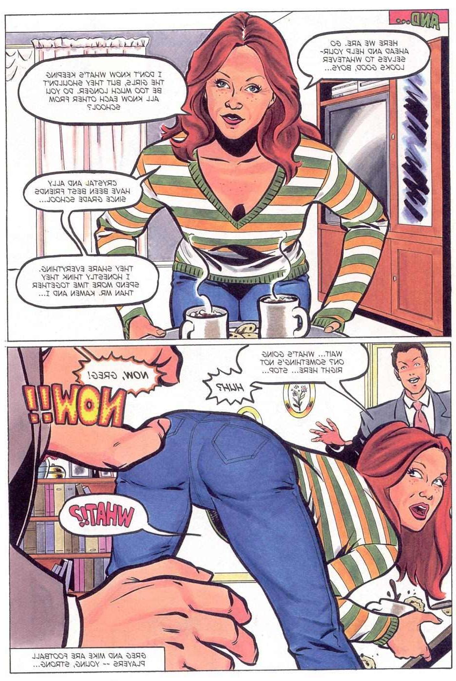 15P Hardcore comics with babe getting gangbanged strapon and cumshot