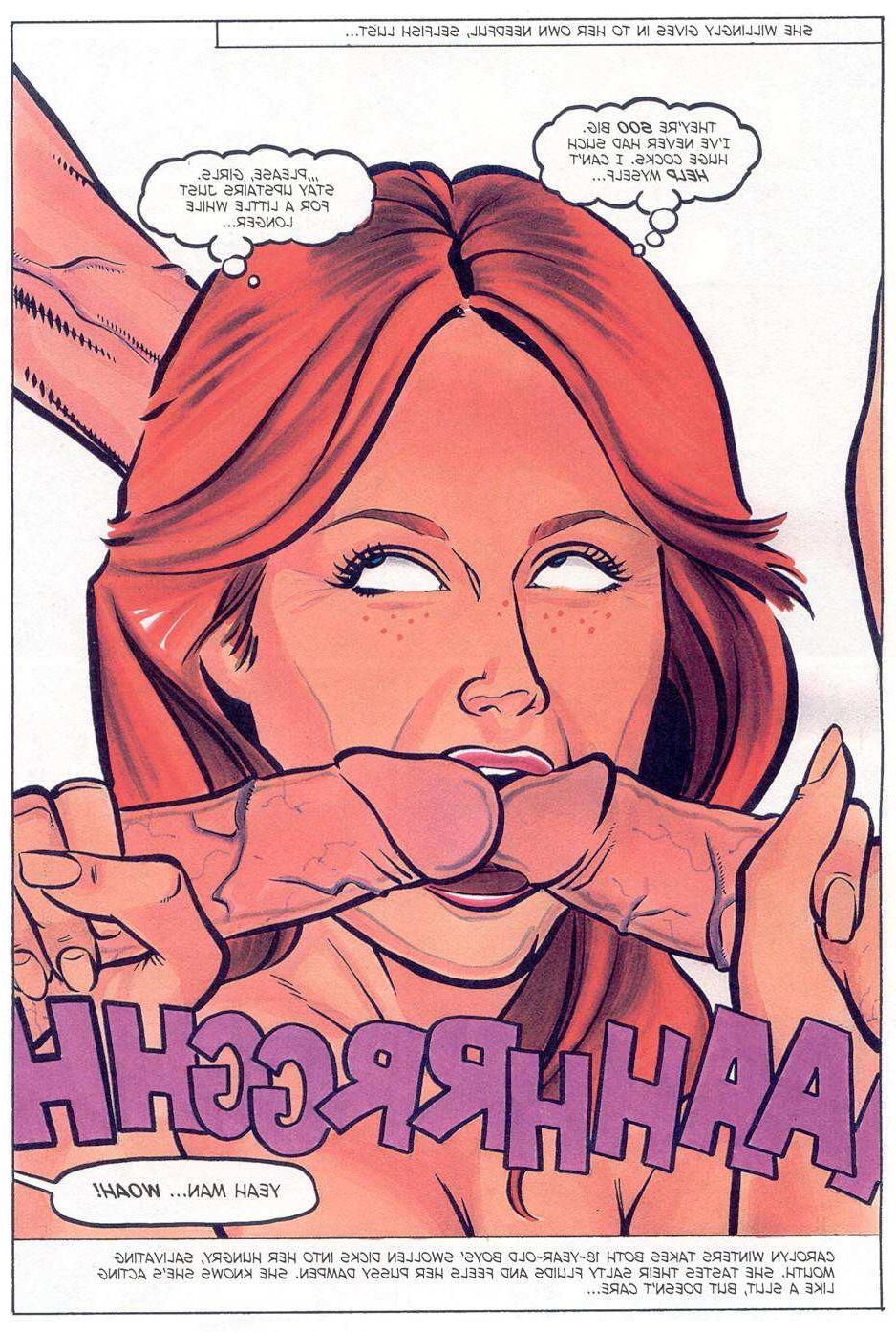 15P Hardcore comics with babe getting gangbanged strapon and cumshot