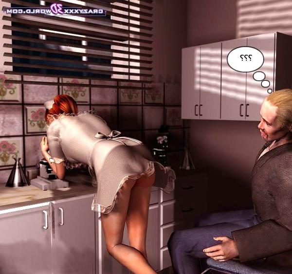 16P Horny nurse sucking and fucking patient at work