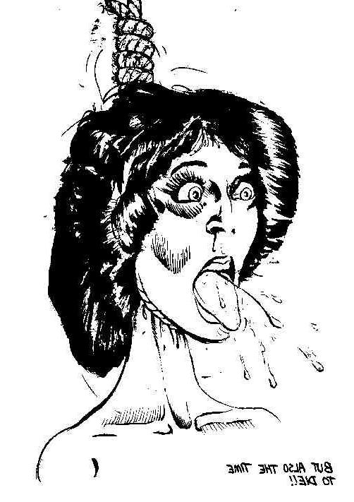 15P bizarre female rope hanging artwork horrible pain