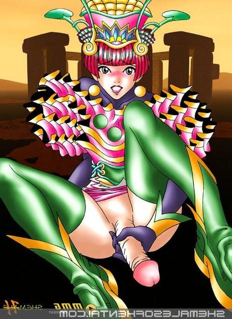 16P Anime chicks with dicks