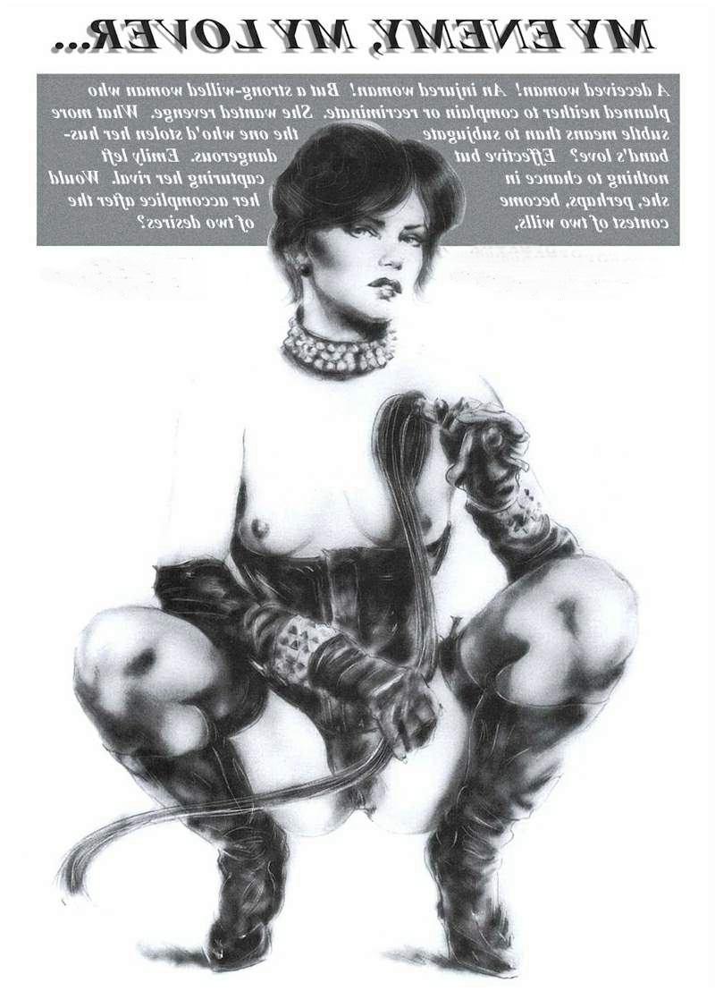 15P wrists chained evil sexual painful bondage illustrated story