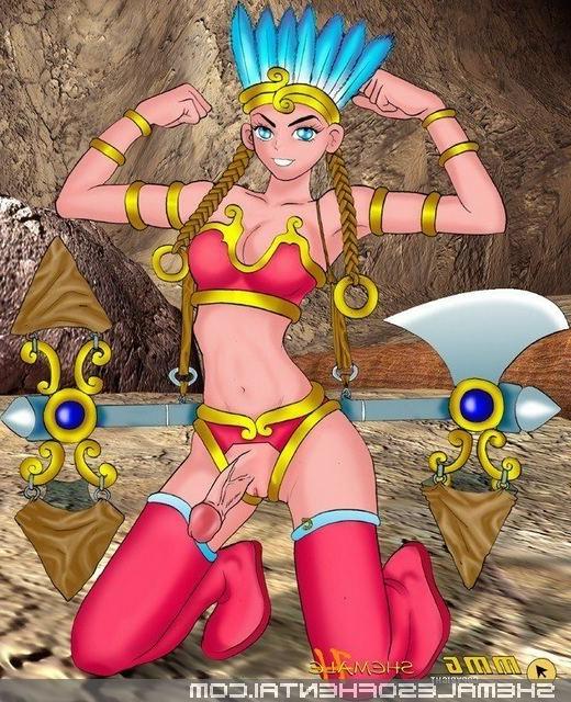 16P Hot anime chicks with dicks