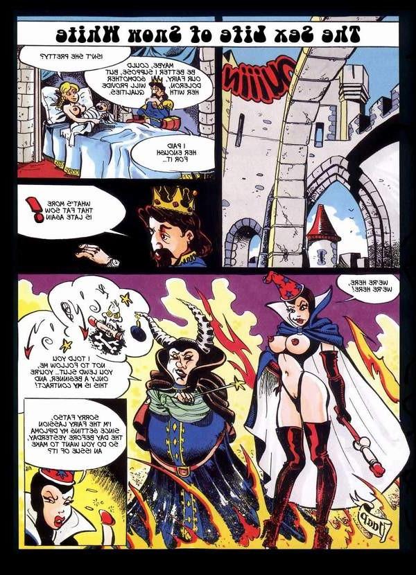 9P Anime adult comics of the sex life of snow white