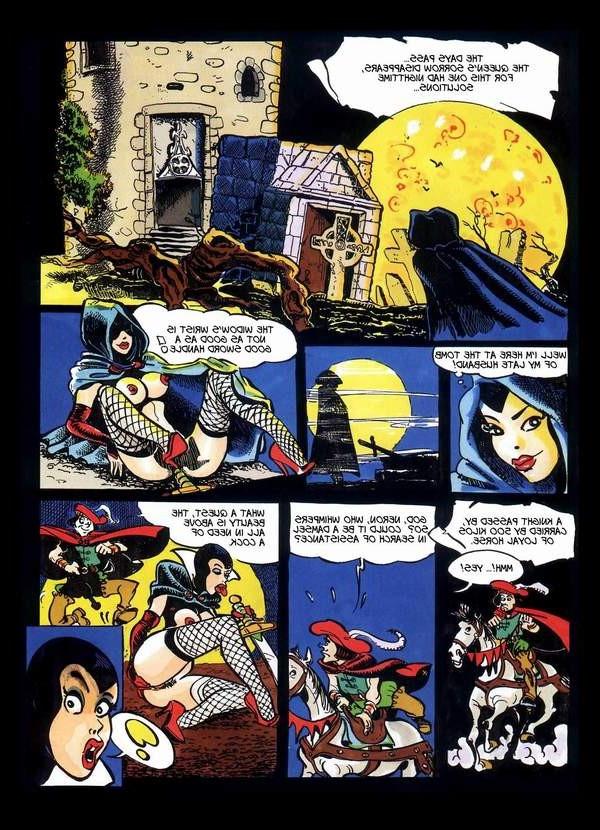 9P Anime adult comics of the sex life of snow white