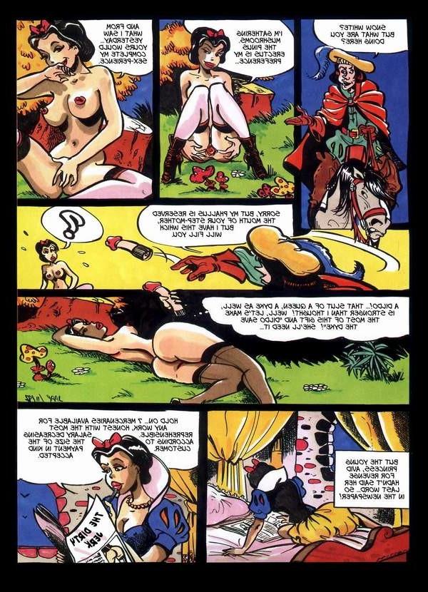 9P Anime adult comics of the sex life of snow white