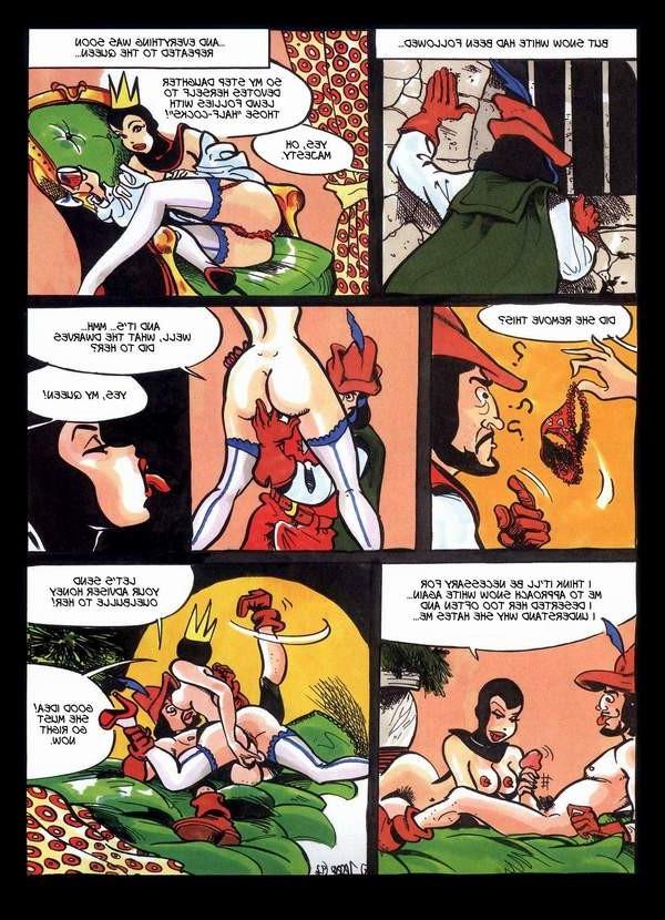 9P Anime adult comics of the sex life of snow white