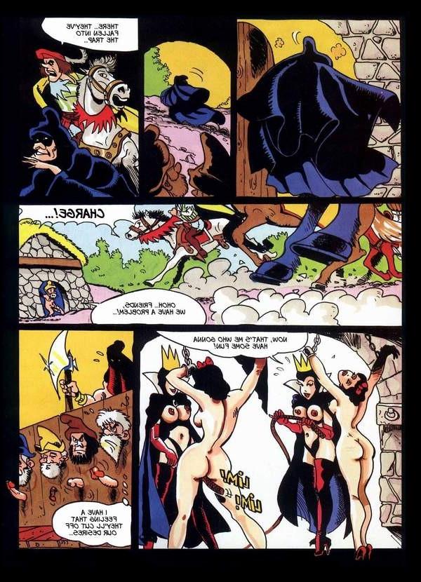 9P Anime adult comics of the sex life of snow white