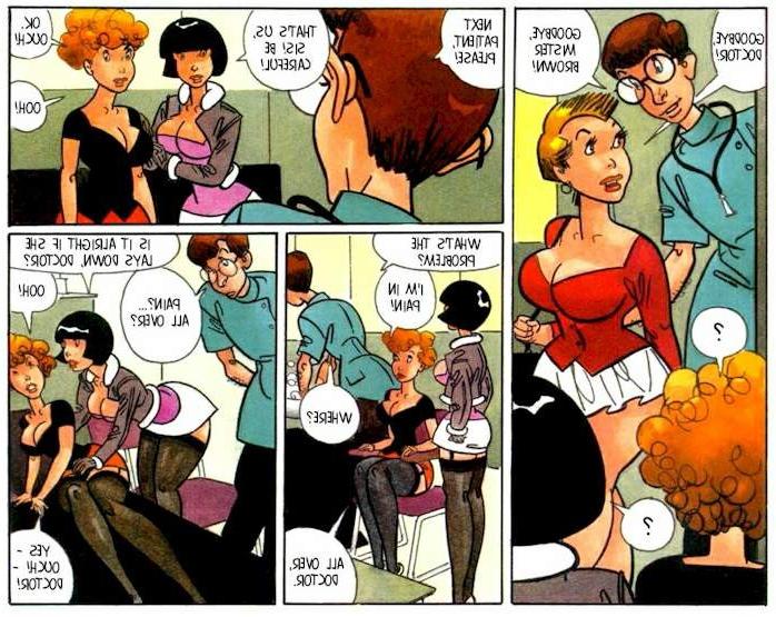 7P Anime porn comics of doctor and his  two sexy patients