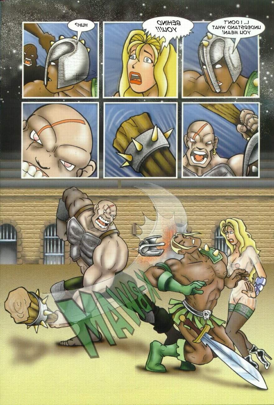 9P Anime comics of babe adventure in computer game