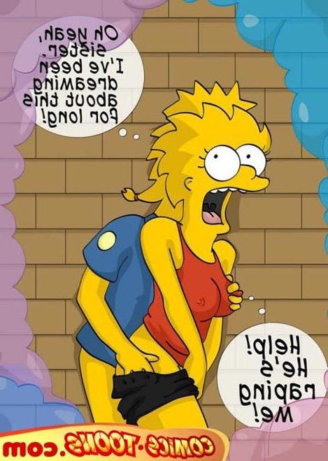 12P Lisa Simpson gets double penetrated like a nasty hoe