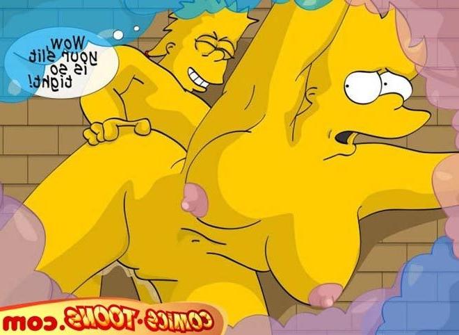 12P Lisa Simpson gets double penetrated like a nasty hoe