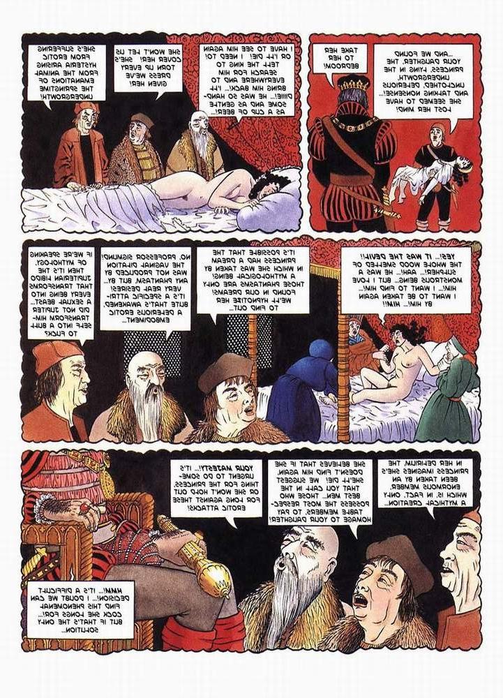 6P Anime comics of the princess who couldnt find a fit