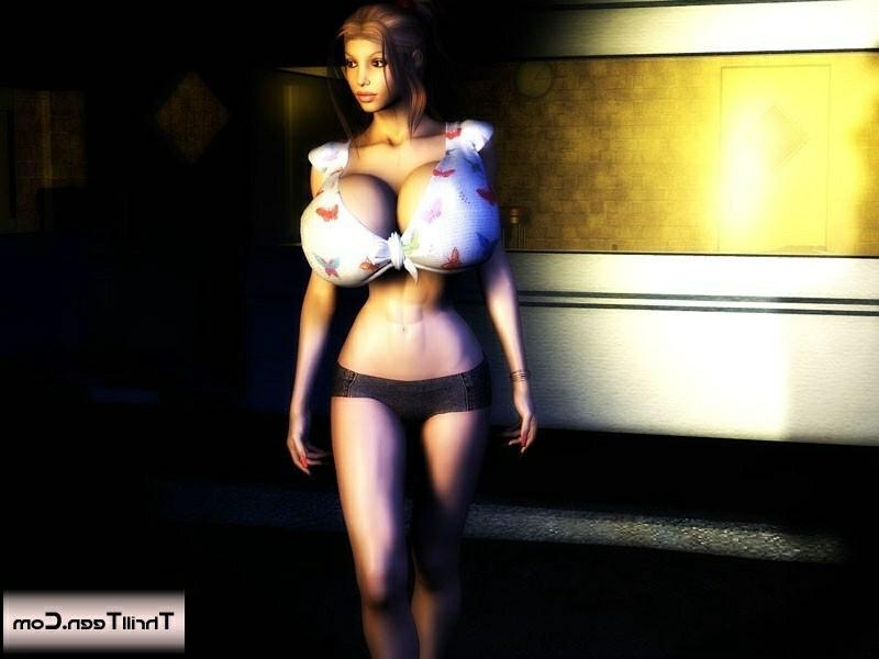 12P Busty Anime Babe Showing Tits