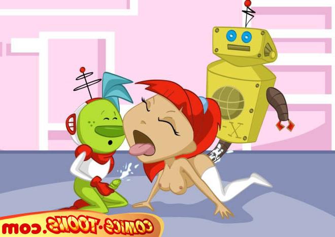 12P Atomic Betty getting bombed and swallowing hot cum 