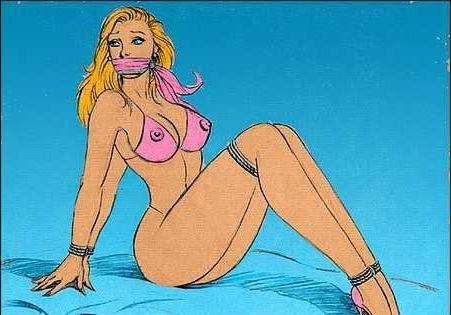 15P bizarre painful female sexual bondage and fetish artworks