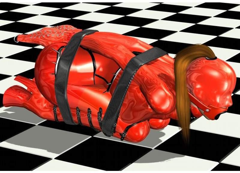15P beautiful women in extremely painful brutal fetish artworks