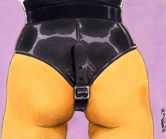 15P evil female dungeon artworks and bondage pain drawings