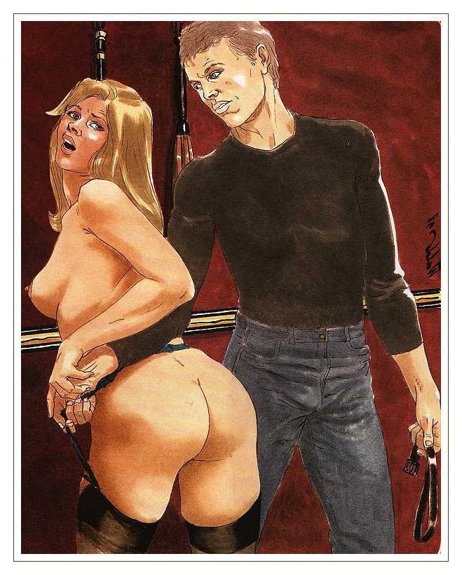 15P hard painful female spanking artworks and evil drawings