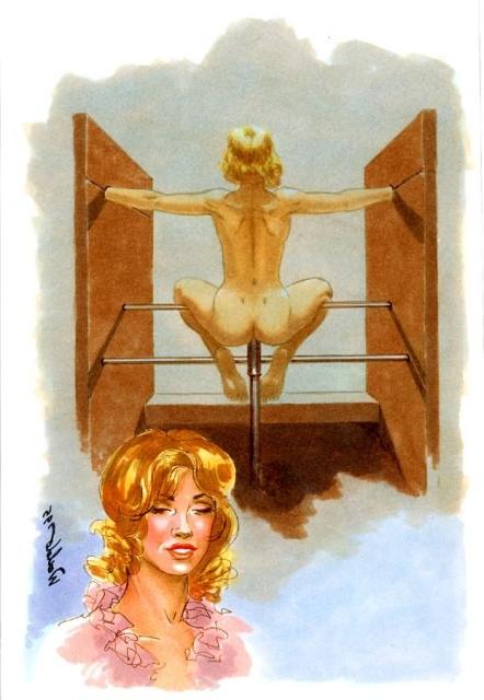 15P evil female fetishes artworks and bondage pain drawings