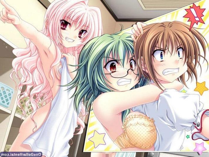15P Big juicy tits on these anime girls getting attention
