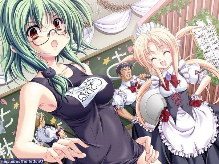 15P Big juicy tits on these anime girls getting attention