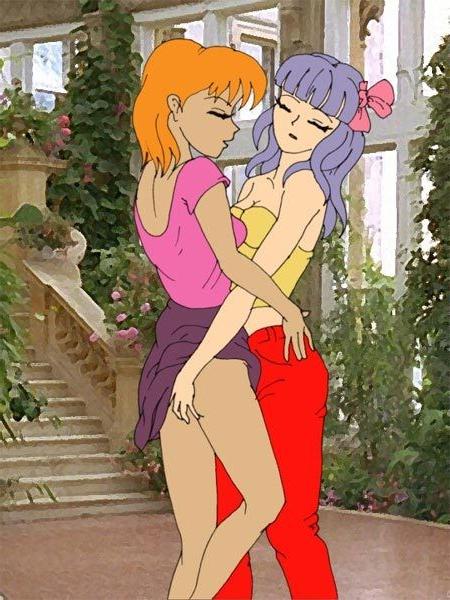 12P Smokin Anime schoolgirl gets spyed on