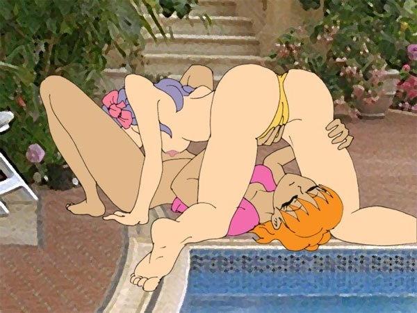 12P Smokin Anime schoolgirl gets spyed on