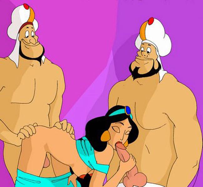12P Princess Jasmine choking on Genie
