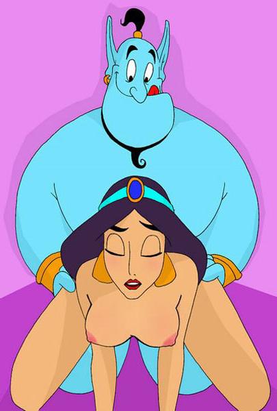 12P Princess Jasmine choking on Genie