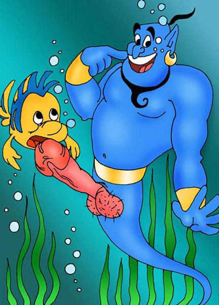12P Princess Jasmine choking on Genie