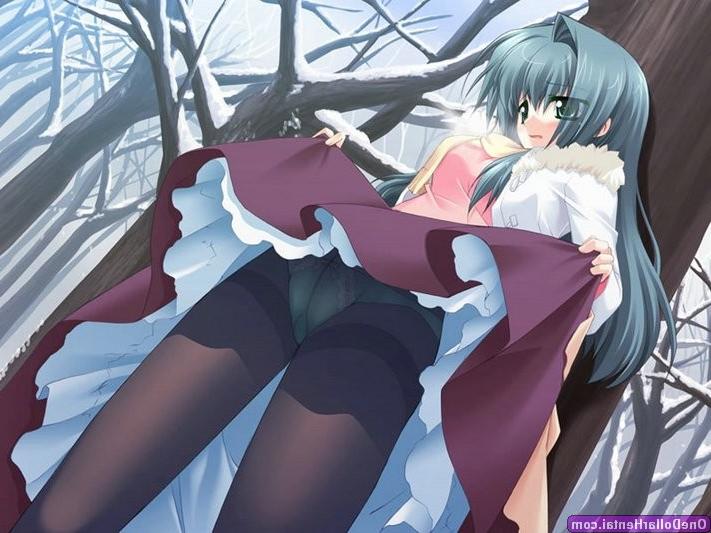 15P Anime hotties in lingerie showing off their pantyhose