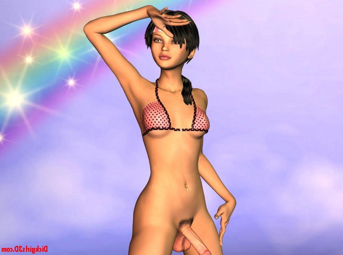 16P Toon Dickgirl