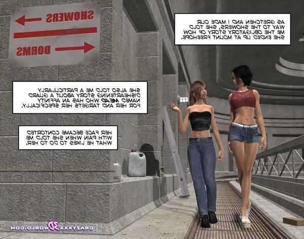 16P Big boobed teen takes a shower in prison for girls