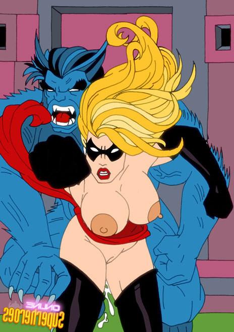 12P Angry Marvel Girl was fucked and get cum
