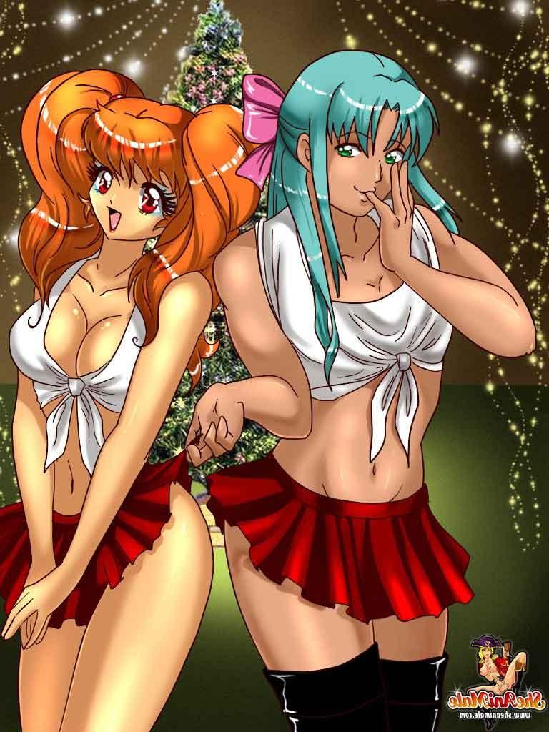 16P Hot shemale on shemale anime action