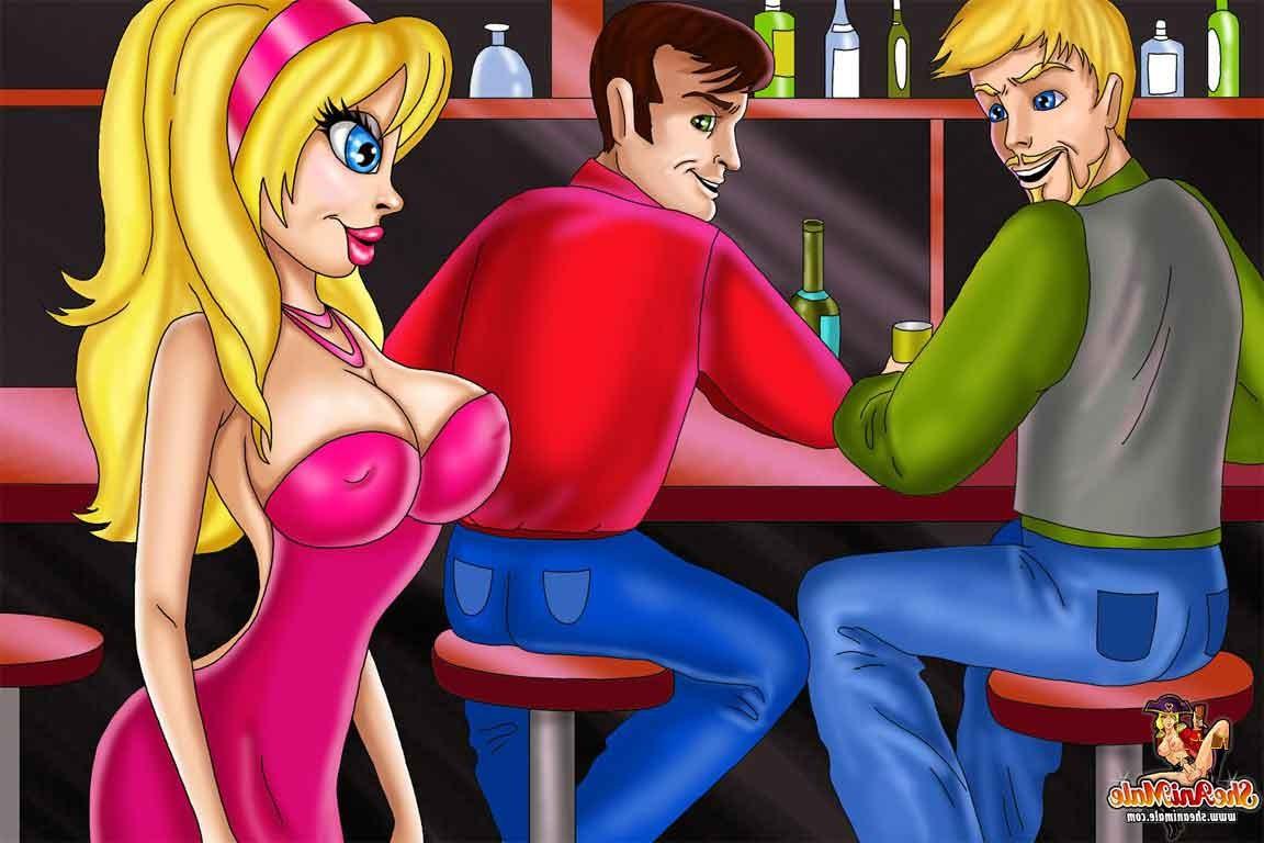 16P Guys fucking anime shemales