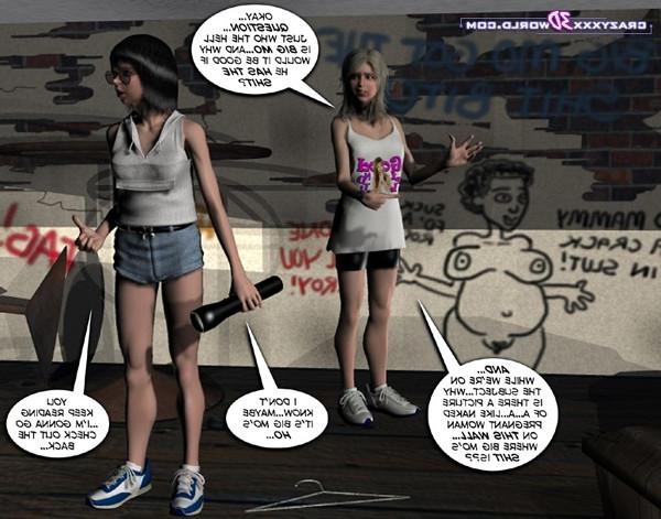 16P Two teen girls and a horny ghost in the basement