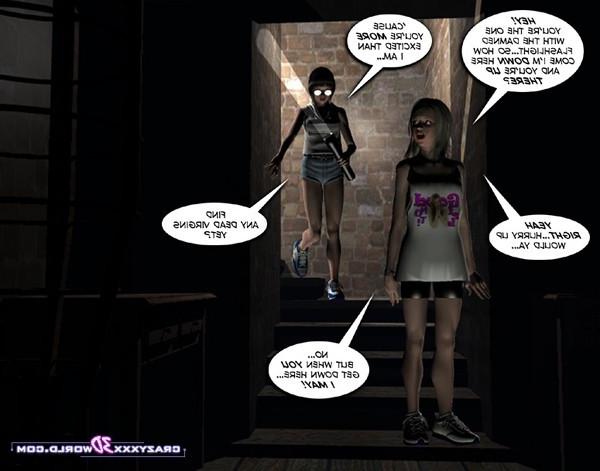 16P Two teen girls and a horny ghost in the basement