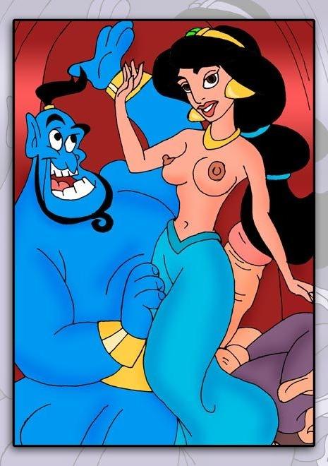 12P Angry Jasmine craving Genie before nailed with desire