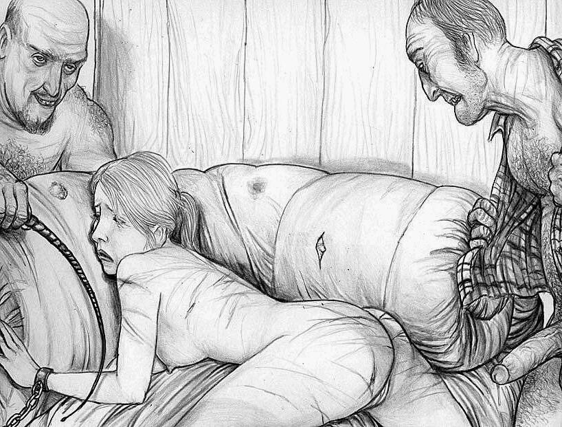 15P böse Horror-BDSM-Kunst, Frauen in Schmerzen