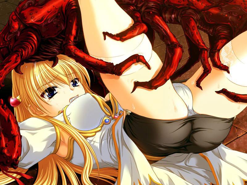 19P Stuck up hentai princess has her big natural titties milked