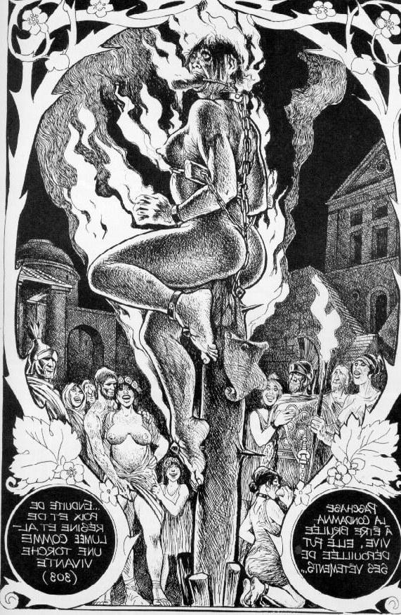 15P vintage French bdsm horror art