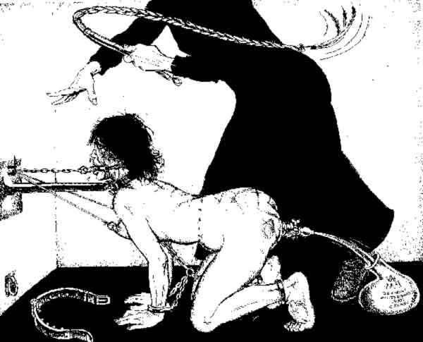 15P screaming women in medieval torture