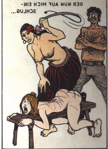 15P extreme pain vintage German bdsm art