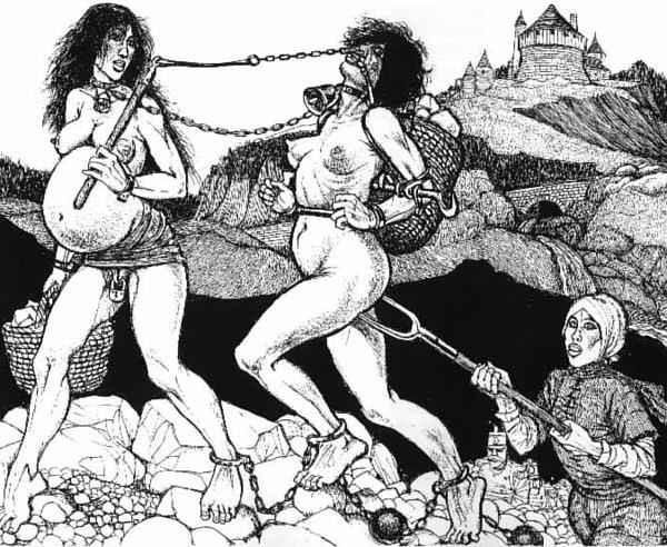 15P extreme pain vintage German bdsm art