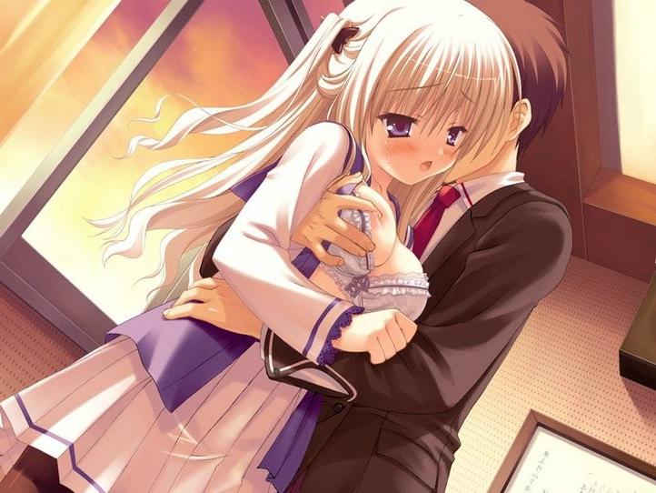 15P Cute anime girls get their innocence taken from them